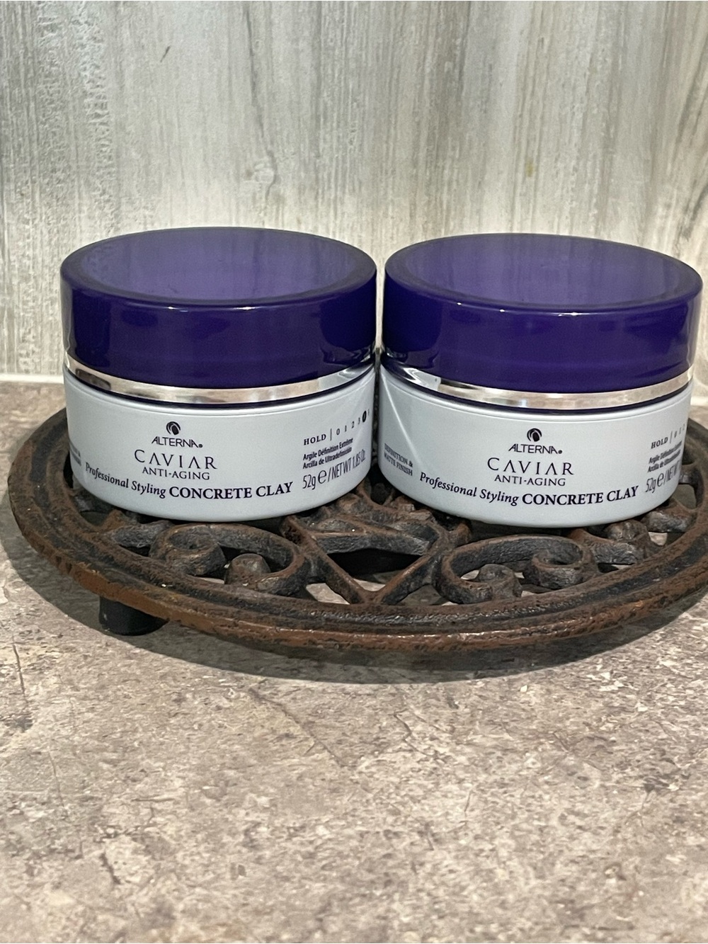 Lot of 2 Lot of 3 Alterna Caviar Professional Styling Concrete Clay
